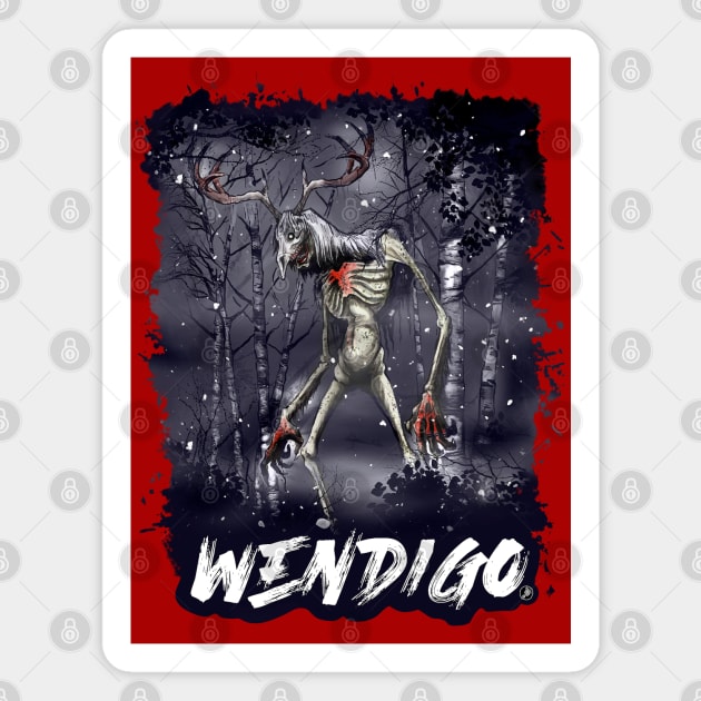 Wendigo Magnet by CreepyAcres